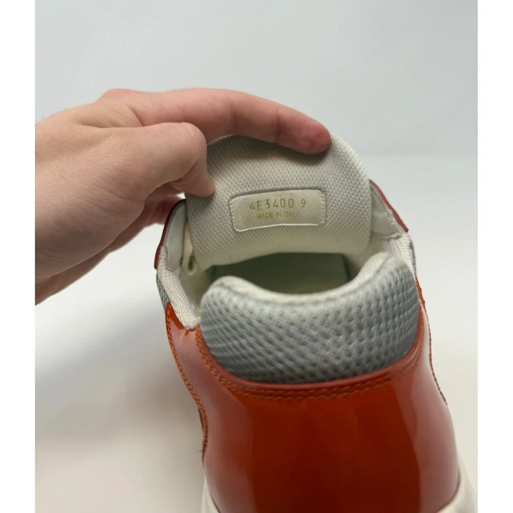 Prada Americas Cup Sneaker Orange Size 10 US 9 Prada